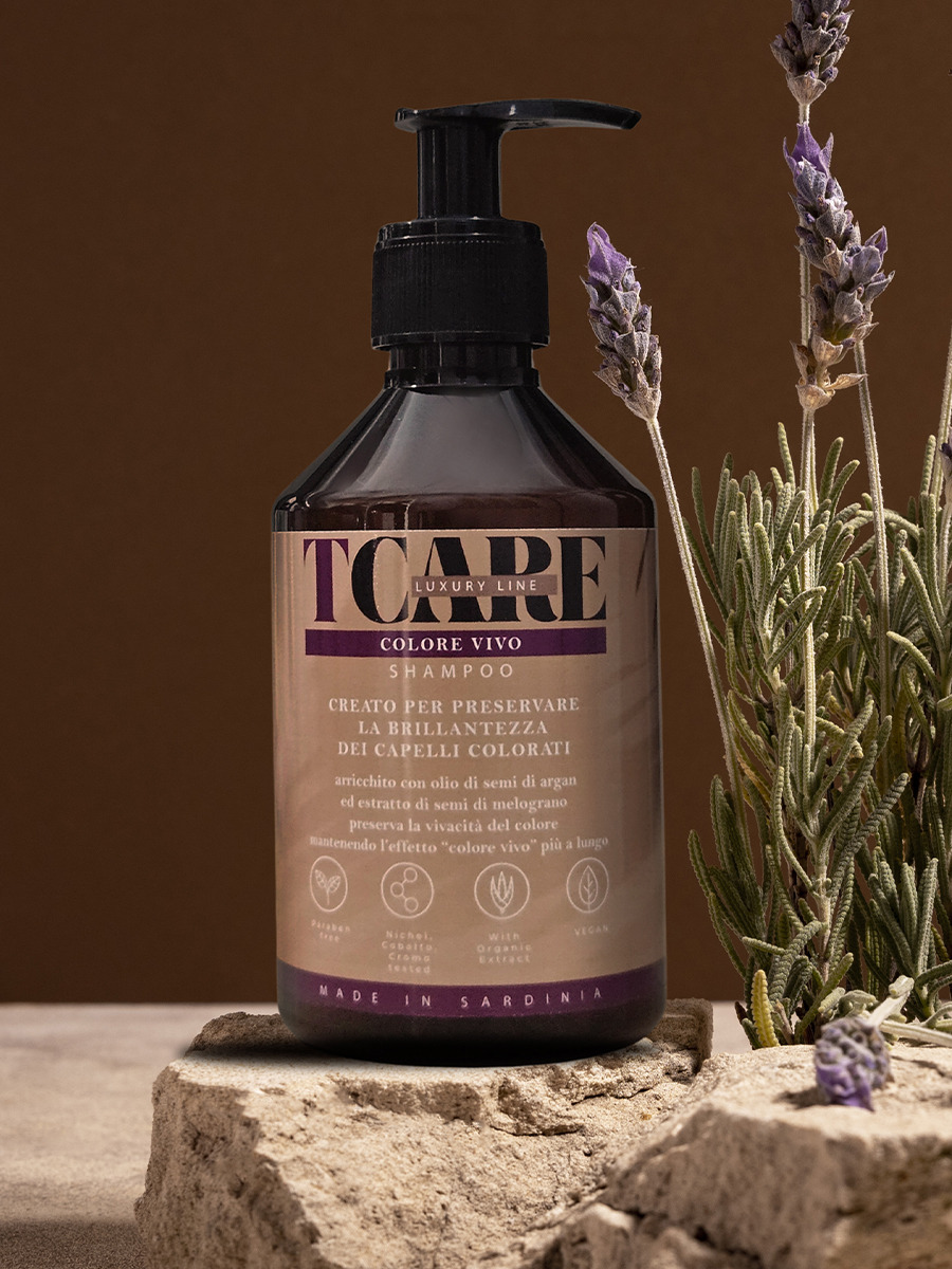 tcare shampoo colore vivo